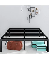 Slickblue Platform Bed Frame with Rounded Legs for Modern Bedroom Style