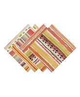 Laural Home Harvest Snippets Set of 4 Napkin, 20" x 20"