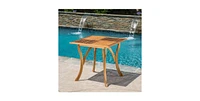 Slickblue Outdoor Solid Wood 31.5 inch Square Patio Dining Table