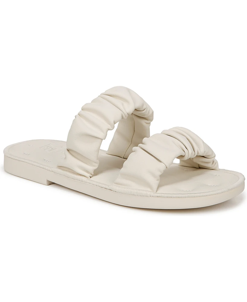 Blowfish Malibu Women's Noodle Round Open Toe Slide Flat Sandals