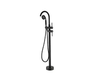 Casainc Double Handle Floor Mounted Clawfoot Tub Faucet