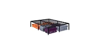 Slickblue Heavy-Duty Metal Platform Bed Frame for Durable Mattress Support