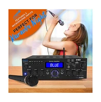 Pyle Compact Wireless Bluetooth Stereo Amplifier