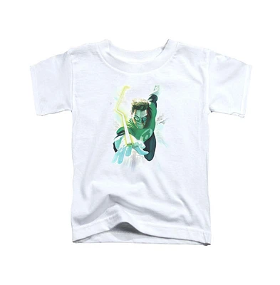 Green Lantern Boys Clouds Short Sleeve Juvenile Tee / T-Shirt