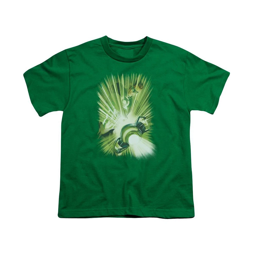 Green Lantern Boys Lanterns Light Short Sleeve Tee / T-Shirt