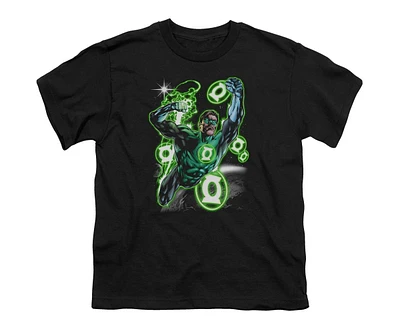 Green Lantern Boys Earth Sector Short Sleeve Juvenile Tee / T-Shirt