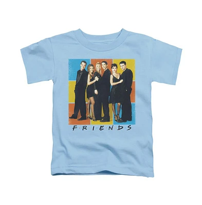 Friends Boys Color Block Of Short Sleeve Juvenile Tee / T-Shirt