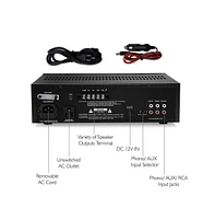 Pyle 80-Watt Microphone Pa Mono Amplifier with Usb/Bt