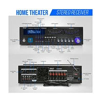 Pyle 6-Channel Bluetooth Home Theater Amplifier