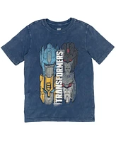 Transformers Boys Optimus Prime Bumblebee Megatron 2 Pack T-Shirts to
