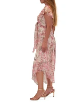 Robbie Bee Women's 2-Pc. Floral-Print Jacket & Dress Set