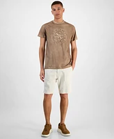 Guess Men's Spray Cracked Logo T-Shirt