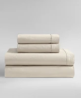 Closeout! Calvin Klein Washed Cotton Percale 4-Pc. Sheet Set