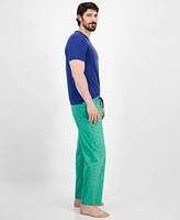 Club Room Men's Woven Golf-Graphic Pajama Pants, Exclusively at Macy's