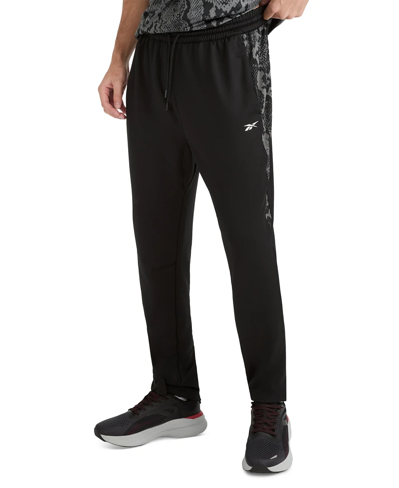 Reebok Men's Snake Aop Panel Jogger Pants