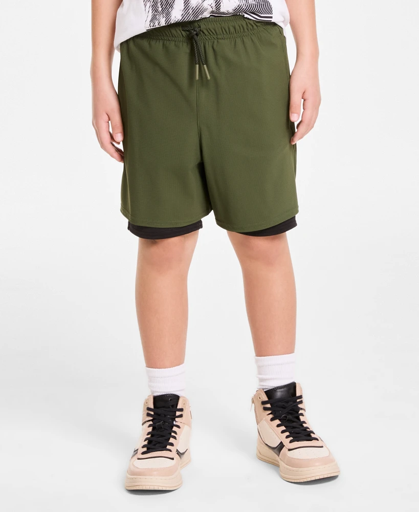 Epic Threads Little & Big Boys Layered-Look Shorts, Exclusively at Macy's