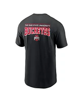 Nike Men's Black Ohio State Buckeyes 2-Hit T-Shirt