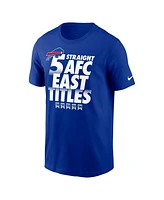 Fanatics Men's Royal Buffalo Bills Five-Straight Afc East Division Champions Big Tall T-Shirt