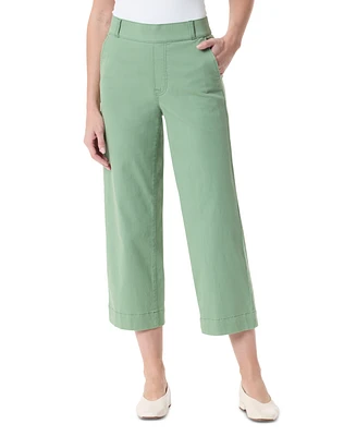 Gloria Vanderbilt Petite Shape Effect Wide-Leg Cropped Pants
