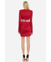 ONE33 Social Women's The Teagan | Sequined Cutout Mini Cocktail Dress