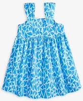 Epic Threads Toddler Girl Aquatic Hearts Cotton Dress, Exclusively at Macy's