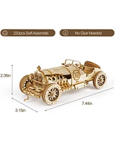 Robotime 3D Wooden Puzzle for Adults- Car Model Kits, 7.44"3.15"2.36"