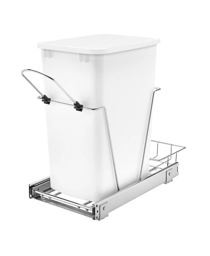 Rev-a-Shelf Pullout Trash Can 35 qt. for Kitchen Cabinets, Rv-12KD-11C S