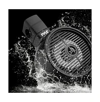 Pyle 8'' Marine Wakeboard Speaker System with Led Lights, 300W, Black