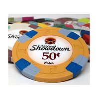 Slickblue Clay Composite Poker Chips (25-Pack) - $0.50 per Chip