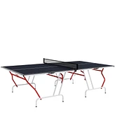 Soozier Full Size Ping Pong Table, Folding Table Tennis Table,