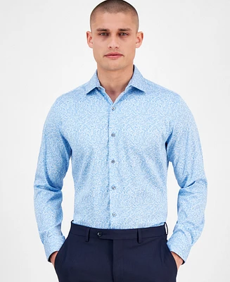 Bar Iii Men's Slim-Fit Daniel Floral Dress Shirt, Exclusively at Macy's