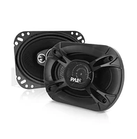 Pyle 5'' x 7'' Three-Way Triaxial Car Speakers, 300W, Black (Pair)