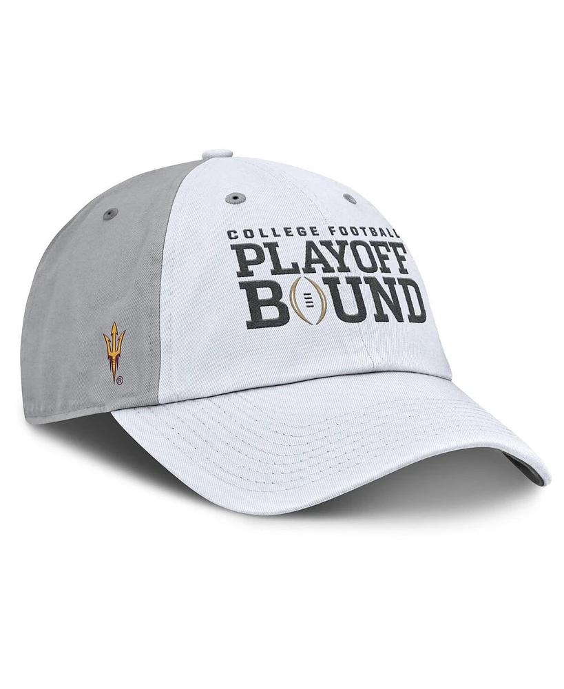 Nike Men's and Women's White/Gray Arizona State Sun Devils 2024 College Football Playoff Club Adjustable Hat