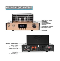 Pyle Bluetooth Tube Amplifier Stereo Receiver