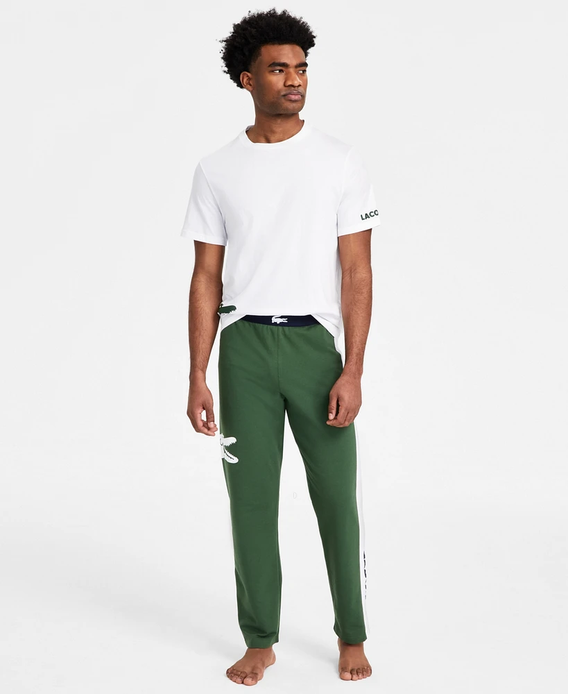 Lacoste Men's Loungewear Logo Pajama Pants