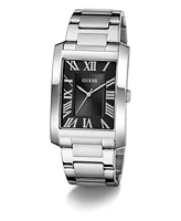 Guess Men's Analog Silver Tone Stainless Steel Watch, 34mm