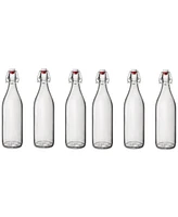 Bormioli Rocco Giara 33.75-Oz. Glass Bottles, Set of 6