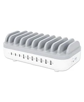 Manhattan 10-Port Usb Power Delivery Charging Station - 120 W