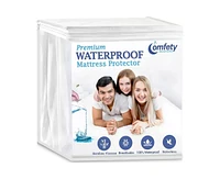 Waterproof Mattress Protector Bamboo Viscose, Ultra Soft Leak-Proof Mattress Cover - Hypoallergenic, Breathable