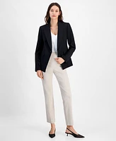 Tahari Asl Women's Crepe Two-Button Peak-Lapel Jacket