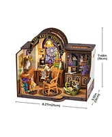 Robotime 3D Wooden Puzzle The Magic Study Diy Miniature House Gifts for Girls Boys Adult, 8.27"5.12"7.48