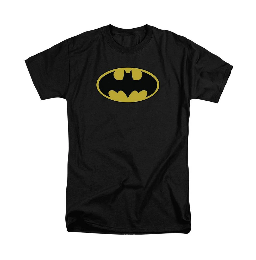 Batman Men's Classic Logo Short Sleeve Adult Tee / T-Shirt