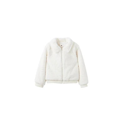 Cotton On Girls Little/Big Nicole Faux Fur Jacket