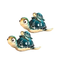 Fc Design "2-pc Set" 6"W Sea Turtle with Baby Figurine Statue Ornament Home Room Office Decor and Perfect Ideas for Housewarming