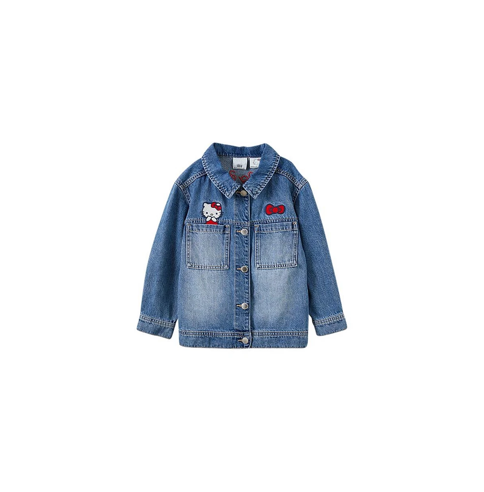 Cotton On Girls Little/Big License Emery Denim Shacket