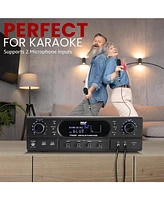 Pyle Home Theater Wireless Bt Streaming Receiver Amplifier