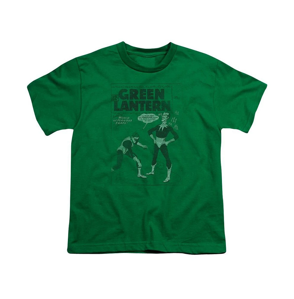 Green Lantern Boys Perilous Traps Short Sleeve Tee / T-Shirt