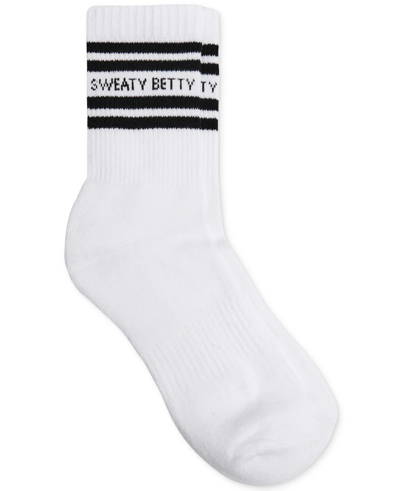 Sweaty Betty Women's Varsity Logo Crew Socks