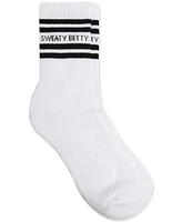 Sweaty Betty Women's Varsity Logo Crew Socks