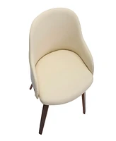 Lumisource 31" Wood Bacci Mid-Century Modern Dining Accent Chair